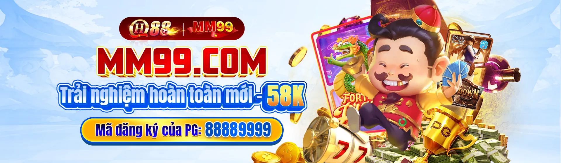 Hình ảnh chính của game nổ hũ tại hi8 xổ số, hiển thị các biểu tượng may mắn và jackpot lớn.